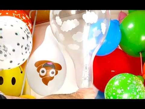 Popping Balloons with Swiss Made Electric Balloon Pump - Some Escape!