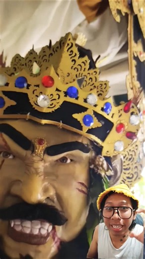 ogoh-ogoh Bali dicakar 🗿😱 #shorts