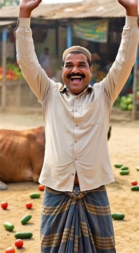 “The Angry Bull’s Revenge on the Vegetable Seller!”