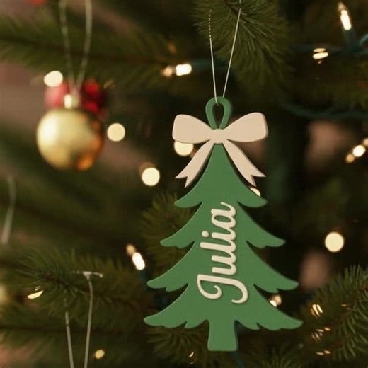 Christmas Tree Gift Tags Svg, Christmas Bow Ornaments Svg, Tree Tags Svg, Laser Cut Svg, Hanging Christmas Tree Svg, Xmas Glowforge File - Etsy UK