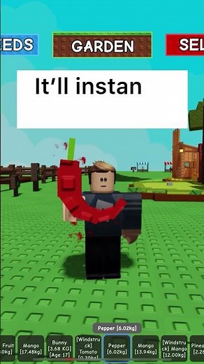 How To UNFAVORITE FRUIT in Grow A Garden (Quick Trick) #roblox #shorts #growagarden