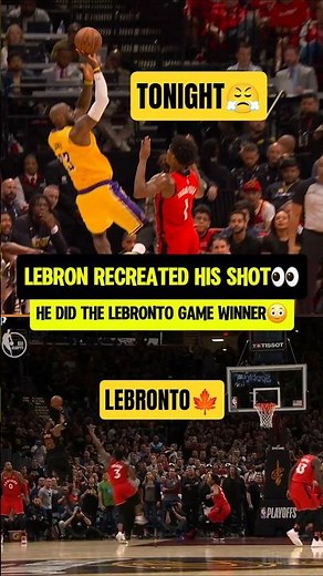 LeBron brought back The LEBRONTO😤