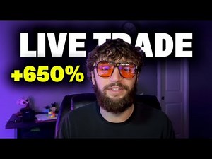 650% LIVE TRADE - 20 Yr Old Full-Time Trader