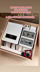 GOOD AFTERNOON SIR 🔥🔥 💪 SOLID NA SOLID! 4.2kW HYBRID INVERTER ✅ 📦 Repeat order ni Sir mula Surigao — salamat sa patuloy na tiwala! 🙏 🔴 NA-LIVE DEMO NA KAY OWNER ✔️ Actual test load ✔️ Demo kung paano i-operate ✔️ Kita mismo ang lakas, linis at tibay ng output ✔️ Plug & play, pangmatagalan 💯 Hindi puro salita — ACTUAL PERFORMANCE ang pinapakita 💥 Ganito ang sistema kapag CMD Solar Solution ang ka-transaksyon. 📩 PM na sa gustong mag-order / magpa-demo 🚚 Nationwide shipping available ⚡ Po