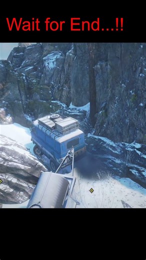 “ONE WRONG MOVE = GAME OVER 😨🚐” #snowrunner #offroadcar #spintires #newtrucksimulator #gaming