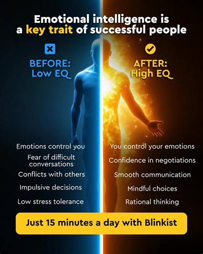 High EQ: The Secret Behind Successful People — Master It with Blinkist💡 | Blinkist