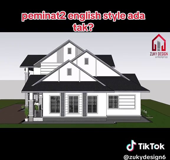 Desain Rumah Gaya Inggris yang Menarik