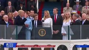 President Donald J. Trump takes the oath of office. | The Hill