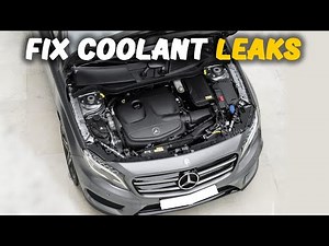 Mercedes CLA250 GLA250 & Infiniti QX30 Coolant Leak Fix | Thermostat & Vent Line Replacement