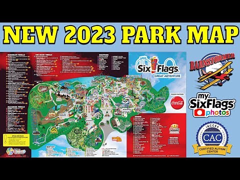EVERYTHING NEW on the 2023 Map of Six Flags Great Adventure!