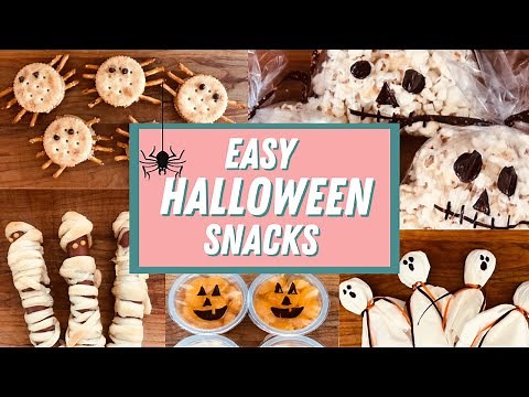 Halloween Snacks | Easy Treats for Kids | Party Snacks | School Lunch Ideas for Fall