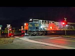 Salute to Service: CSX 1776 "Spirit of our Armed Forces" leads train through historic Sykesville, MD