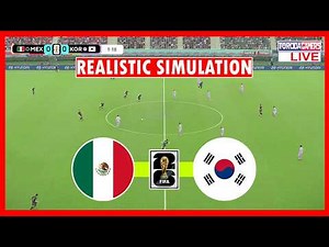 Mexico vs Korea Republic | FIFA World Cup 2026 | eFootball PES 2021 Simulation