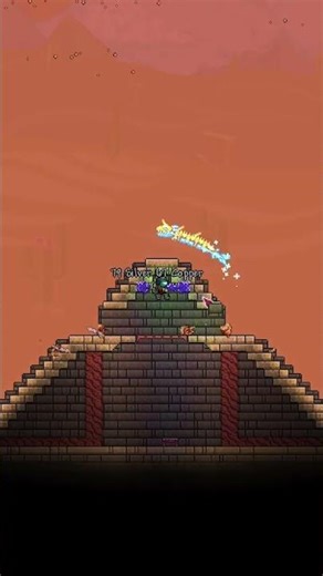 another terraria speed build! this time in the desert making a pyramid.