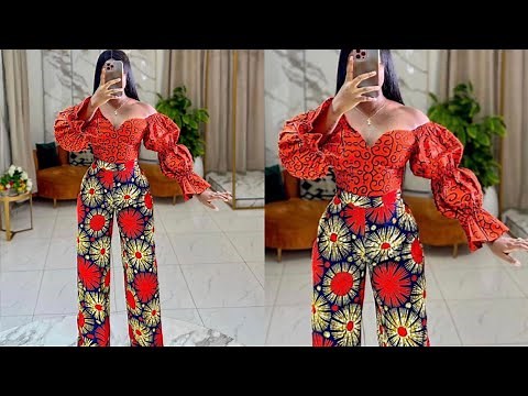 How to cut and Sew this simple off shoulder blouse with Three Puff sleeves.