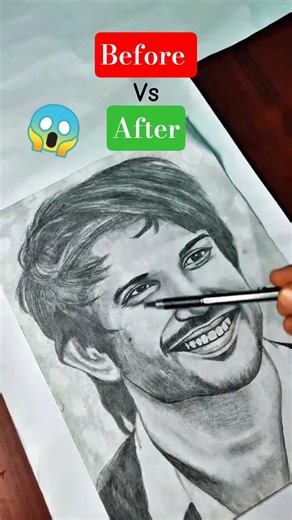 🔥Before vs After 😱 How I Made My ART 10x Better! 🎨 | Day-44 #shorts #arttips