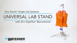 Universal Lab Stand with a 20 L TepoFlex® Biocontainer Video