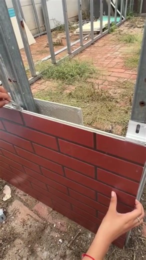 portable wall installation simulation #shorts