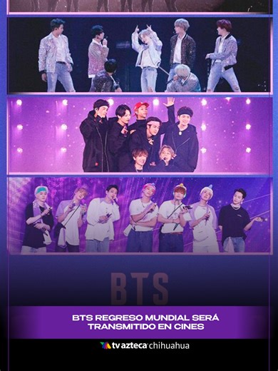 #Espectáculos | Los primeros shows de la gira BTS World Tour Aedan serán proyectados en salas de cine de varios países, incluyendo México🎤🌏 . #BTS #Aedan #ConciertoEnCine #Regreso