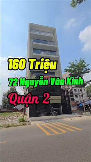160 Triệu | Cho Thuê Tòa Nhà Quận 2 | Phường Cát Lái| 72 Nguyễn Văn Kỉnh | 1 Hầm 7 Tầng #chothuenha
