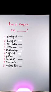 449K views · 13K reactions | Ano sa English ang WALANG HIYA Common Tagalog to English Translation #ano #sa #English #ang #tagalog #to #English #translation #tagalogvocabulary #englishvocabulary #englishwords #tagalogwords #learningbuddy #reelsviral #reels #facebookreels #Whatdoyoucall | Learning Buddy | Facebook