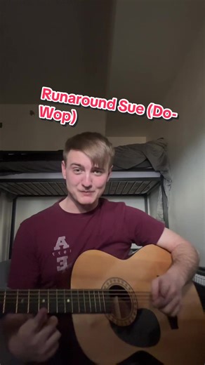 Some do-wops for yall, keep in mind that you should stay away from “Sue” 😉 #cover #singing #guitar #dion #fyp