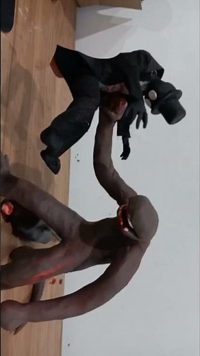 #stopmotion #animation #claymation #monsterclay #animationstyle #monsters #gore #fight #clay
