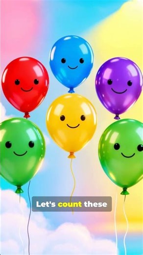Count to 1-5 in 20s Balloon Pop!
