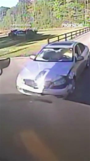 Car CRASHES into school bus then FLEES scene #shorts #us #news #foxnews #viral #carcrash