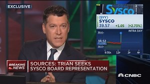 Sources: Trian takes 7% stake in Sysco