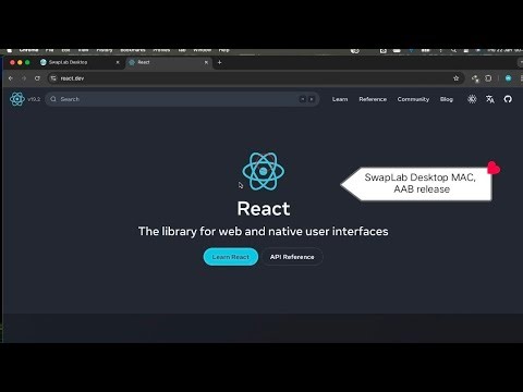 Build React App to AAB Release with SwapLab Desktop on macOS