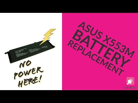 Asus X553M - Battery Replacement