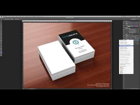 Tutoriel mock up - Créer un mockup de carte de visite psd