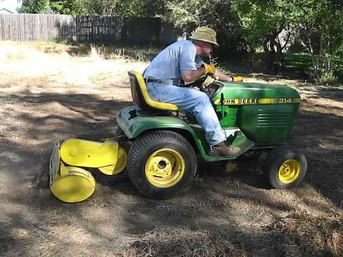 John Deere 214 with Model 31 Tiller
