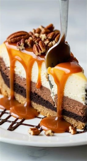 Turtle Cheesecake Indulgence You Cant Miss #cake #dessert #pietime