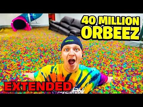 FILLING MY ENTIRE HOUSE WITH ORBEEZ! - EXTENDED