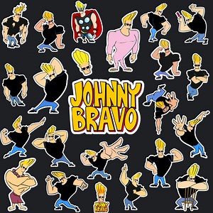 Sticker numérique JOHNNY BRAVO - Etsy France