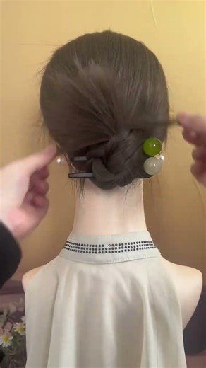 One-week hairstyle arrangement#Hairstyle tutorial#New Chinese Style#Hairpins and updo#Head