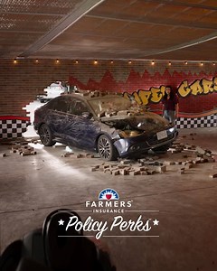41M views · 3.4K reactions | Worried about bumping into something bigger than a bumper car? Don’t. Instead, just get the Policy Perk℠ Accident Forgiveness. With it, your rates won’t go up just because of an accident. | Farmers Insurance | Facebook