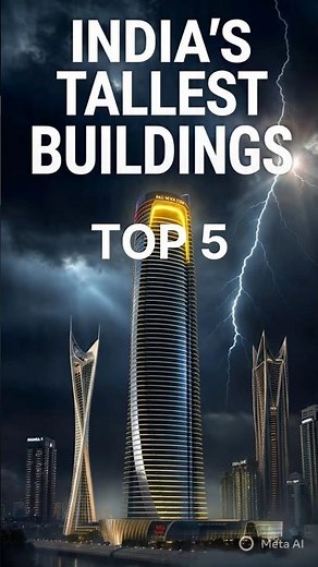 Top 5 Tallest Buildings In India 2025 #india #shorts