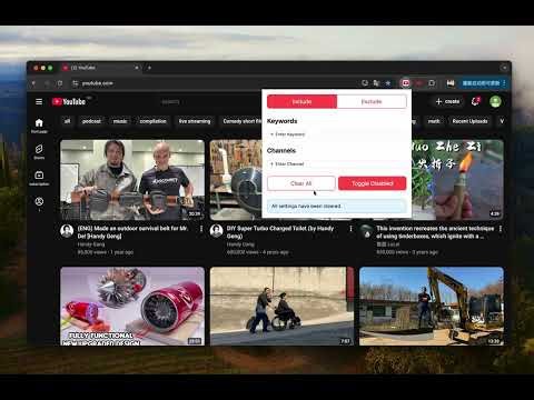 ChromeExtension-Filter YouTube Video