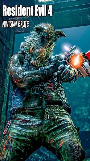 Minigun Brute | Resident Evil 4 #residentevil #residentevil4 #residentevil4remake