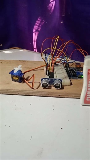 Ultrasonic sensor Radar system home security. #shortsvideo #science #chemistry #technology #viral