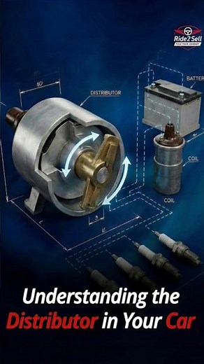 How Car Distributor Works | Engine Ignition System Explained #distributor #ignitionsystem #carengine