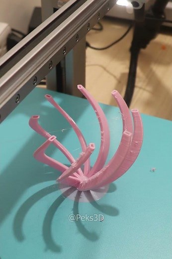 3D Print Timelapse: “Twisted Helix Vortex” 🌪️🌀 | Kinetic Wind Spinner Build (Bambu Lab P2S/A1 Combo)