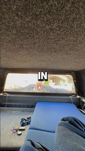 How to lock the inside of your truck camper #truckcamping #travel #roadto10k #roadtrip