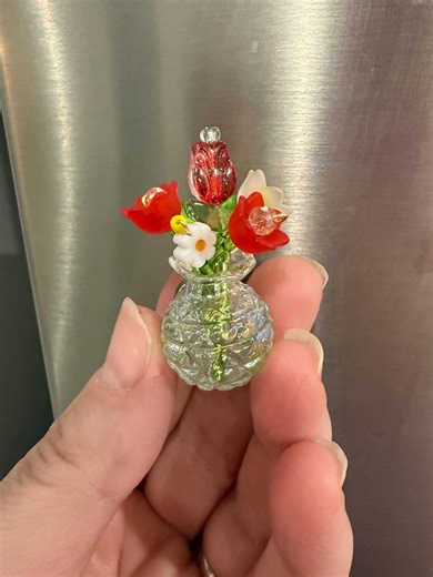 Mini Flower Bouquet Magnet - Etsy