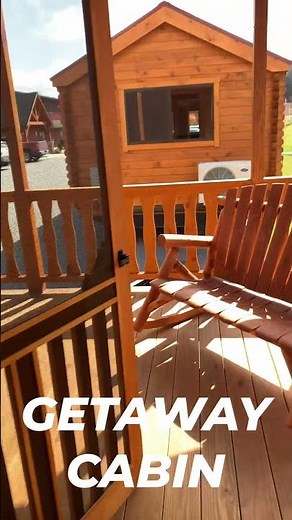 Off the grid living with this tiny home log cabin!