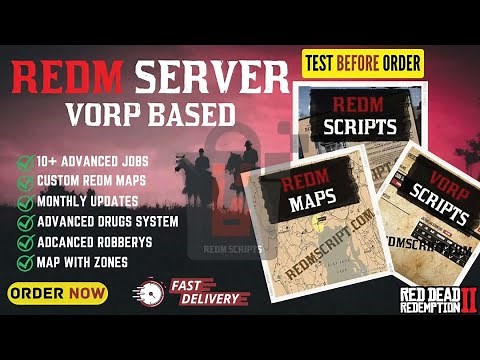 RedM Full Server | Fully Custom VORP RedM Server