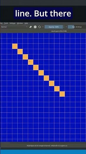 Drawing Lines (2/2) #rasterization #cpp #gamedev #vtuber